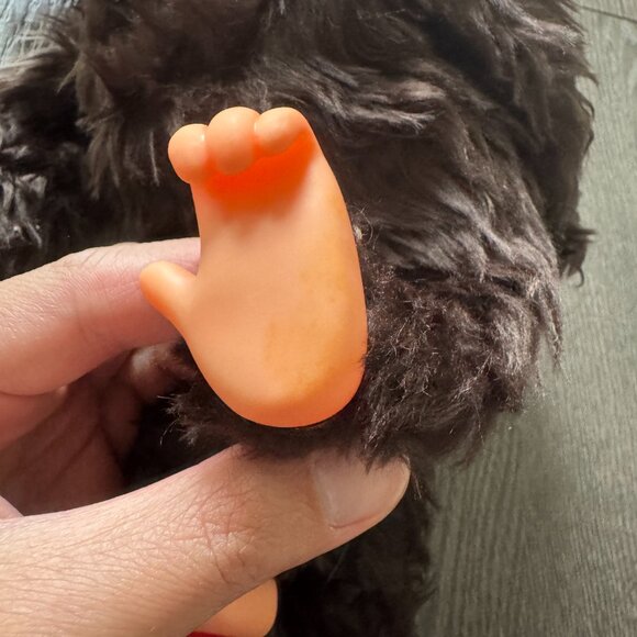 Rare Vintage 70s Monchhichi Sleepy Eyes Toy Plush Japan Preowned Collectible - Picture 11 of 16